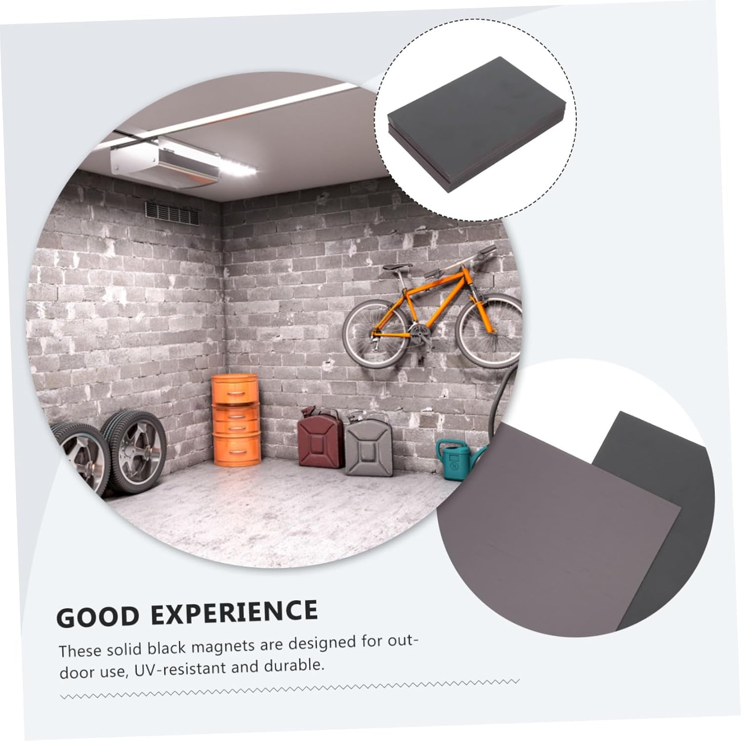 Tofficu 32pcs Magnetic Window Decals for Garage Doors Decorative Panels for Easy to Install Scissors Outdoor Use