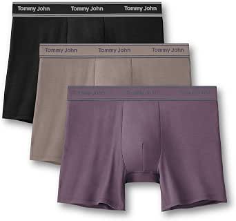 Tommy John Men's Essential Luxe Viscose Derived from Bamboo 4" Trunk Underwear