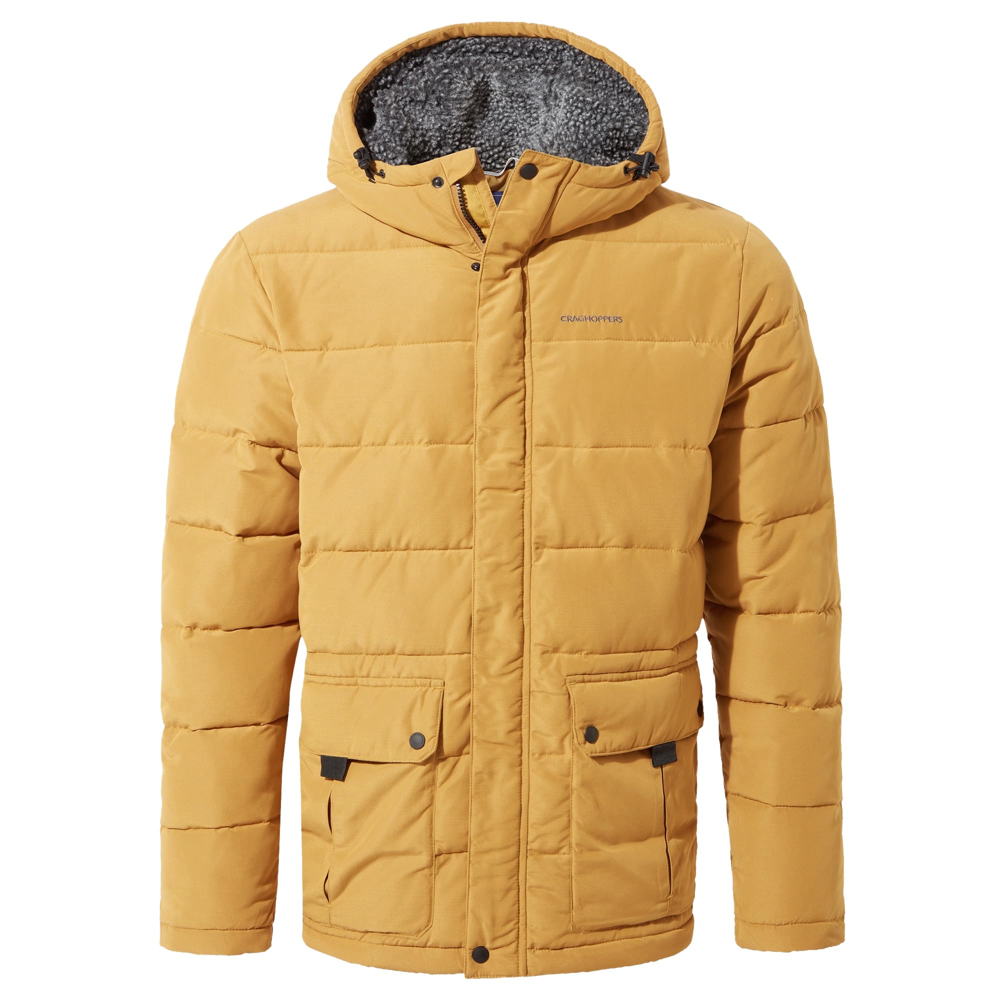 Craghoppers Men's Crag Trillick Durable Water-Repellent Insulated Puffer Jacket Yellow Large