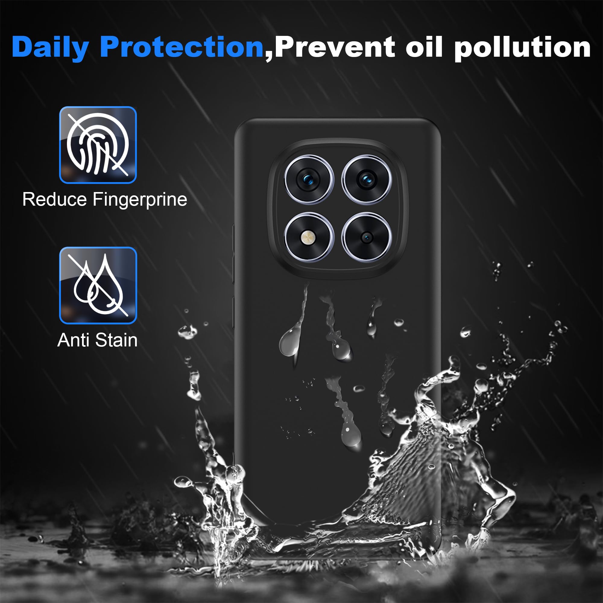 DESSEN Cover per Xiaomi Redmi Note 14 Pro 5G (Not for 4G) / Poco X7 5G - Liquido Silicone Custodia Antiurto Protezione Case Sottile e Morbida TPU Bumper con Fodera Microfibra Antigraffio DESSEN Cover per Xiaomi Redmi Note 14 Pro 5G (Not for 4G) / Poco X7 5G - Liquido Silicone Custodia Antiurto Protezione Case Sottile e Morbida TPU Bumper con Fodera Microfibra Antigraffio
