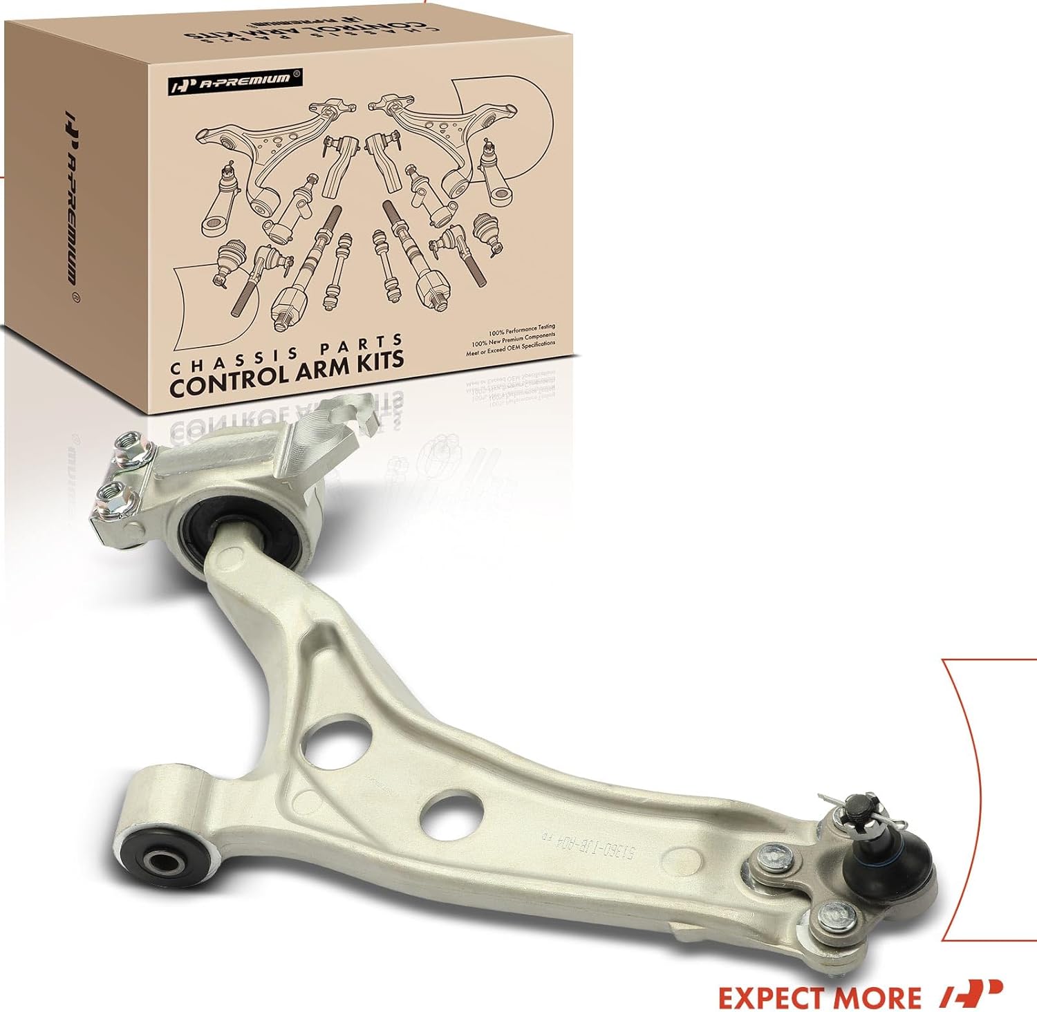 A-Premium Front Left Lower Control Arm with Ball Joint & Bushing, Compatible with Acura RDX 2019 2020 2021 2022