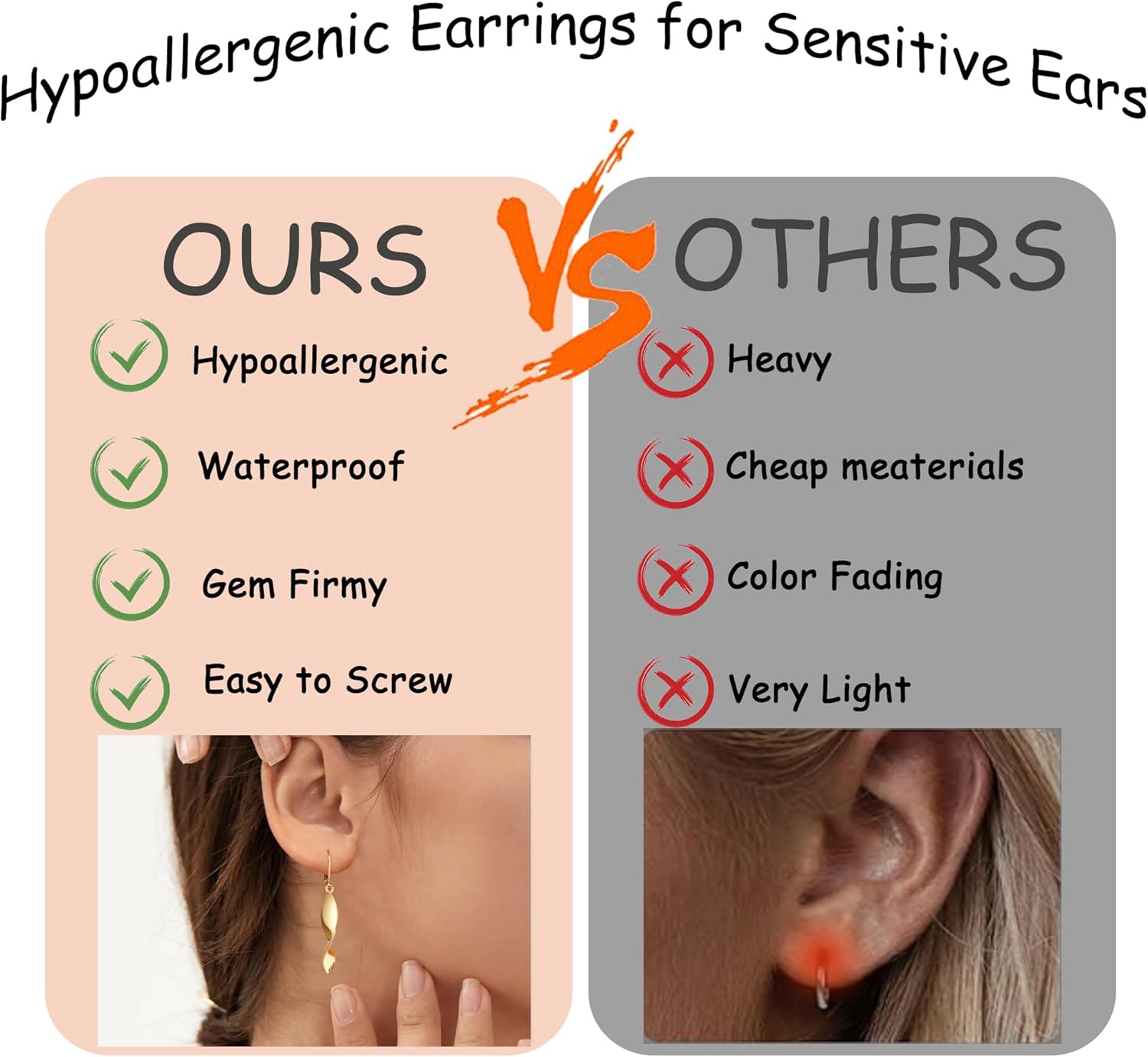 FLYUN 18k Gold Plated Small Leaf Spiral Twisted Dangle Earrings For Women Trendy-Hypoallergenic Leverback Handmade Drop Dangle Jewelry Gifts For Her - Image 5