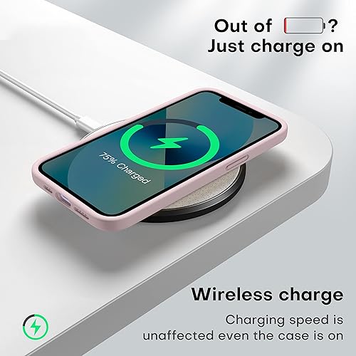 Miniatura 8 de CellEver Funda de silicona resistente para iPhone 13, protección militar contra caídas, protección elevada de pantalla y cámara, interior sin