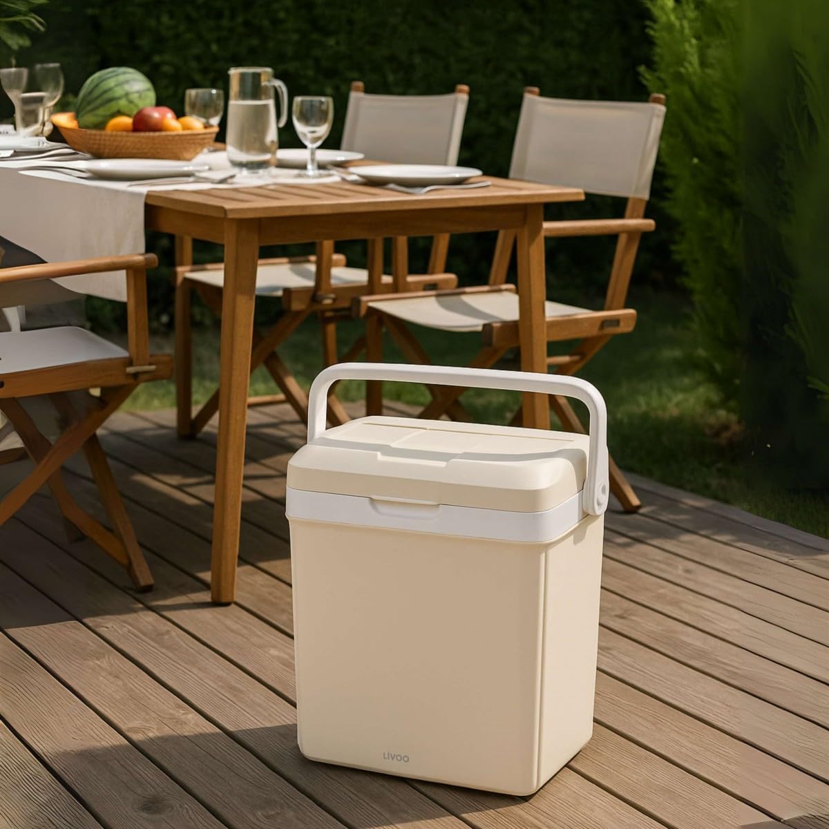 Livoo - Glacière électrique - Froid et Chaud, capacité 18L, ou 6 Bouteilles de 1.5L, Prise Secteur/Allume-Cigare