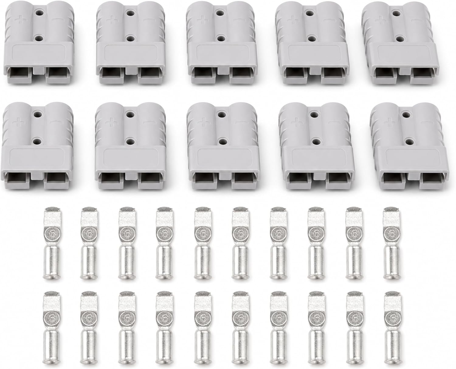 175A Battery Quick Connect Plug Kit, 600V, 1/0 AWG, 2-Pair