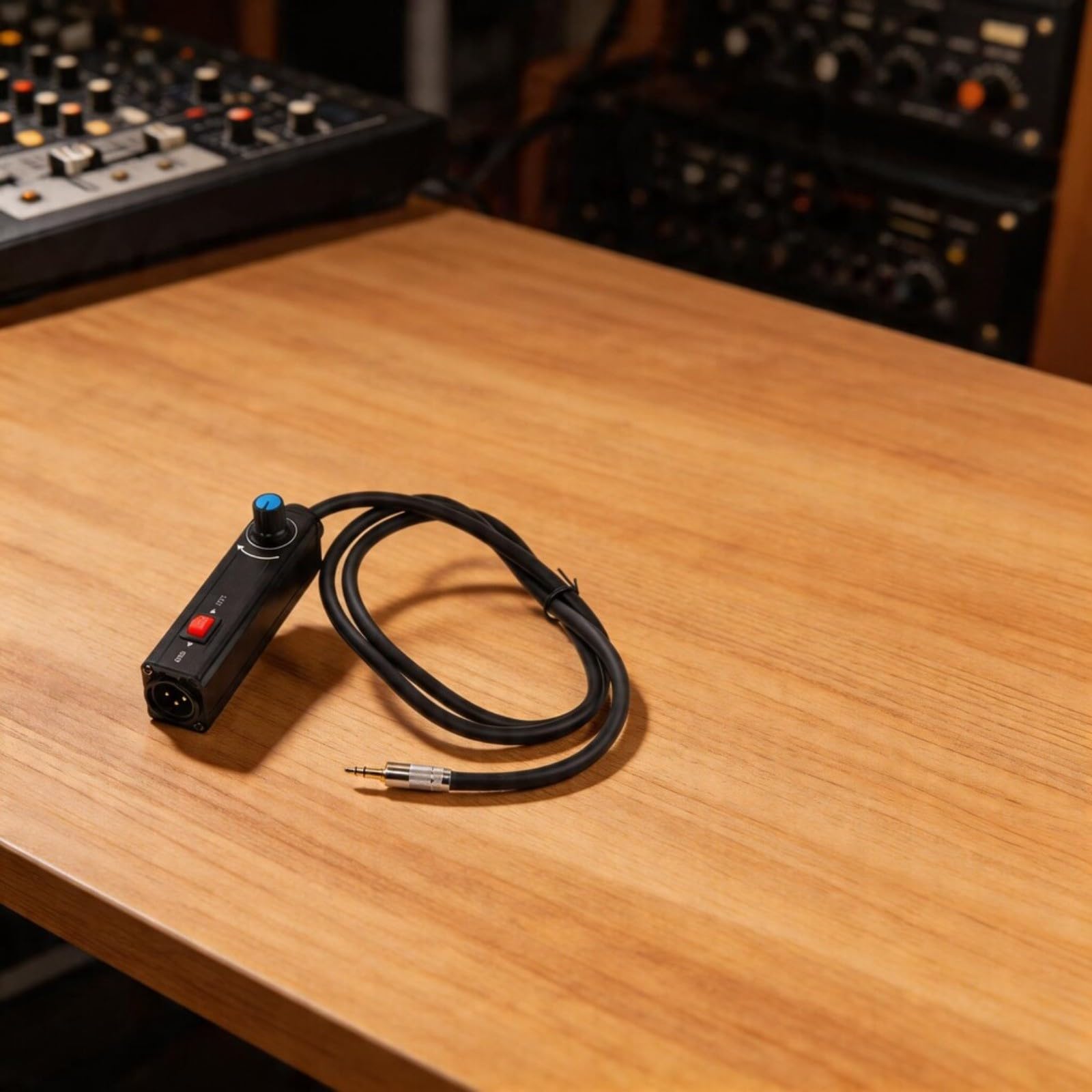 Trasformatore isolatore audio bilanciato da 3,5 mm a XLR, riduzione del rumore, ronzio per eliminatore per registrazione professionale in studio, audio dal vivo e sistemi audio domestici, nero