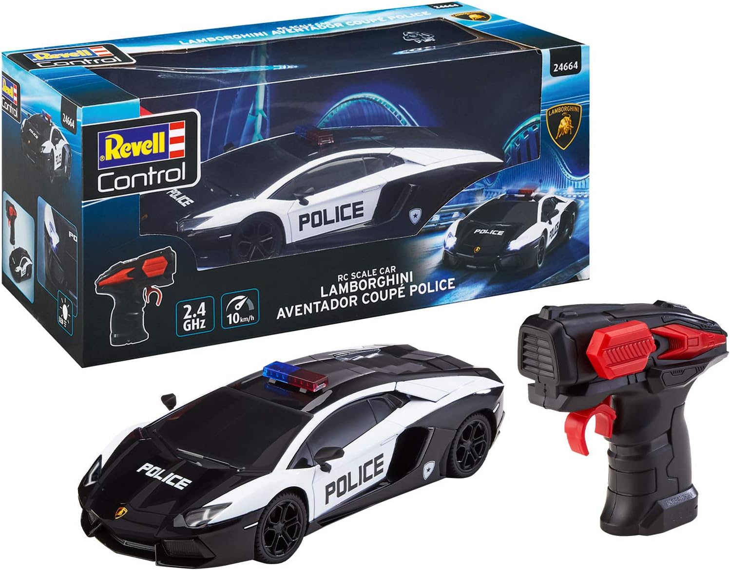 Revell RC Car Lamborghini Aventador Police