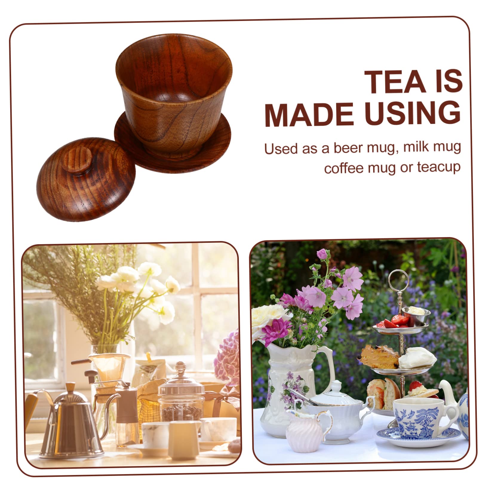 ABOOFAN 2 Sätze Tasse teesiebe ideas teeset Vintage Trinkgläser Kaffeebecher mit Deckel Teegläser Tee-Kit Geschäftsgeschenk Teegeschirr aus Keramik chinesischer Stil Tee Set Teeschale