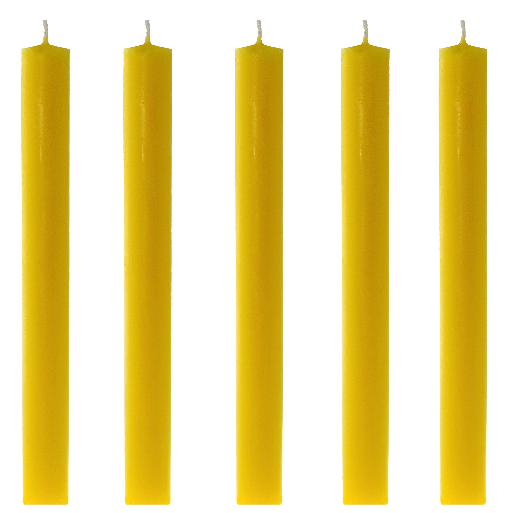 Produktbild von FLAPINKO Bienenwachskerzen Set - 20 Handgefertigte Tafelkerzen In Holzkiste, 100% Bio