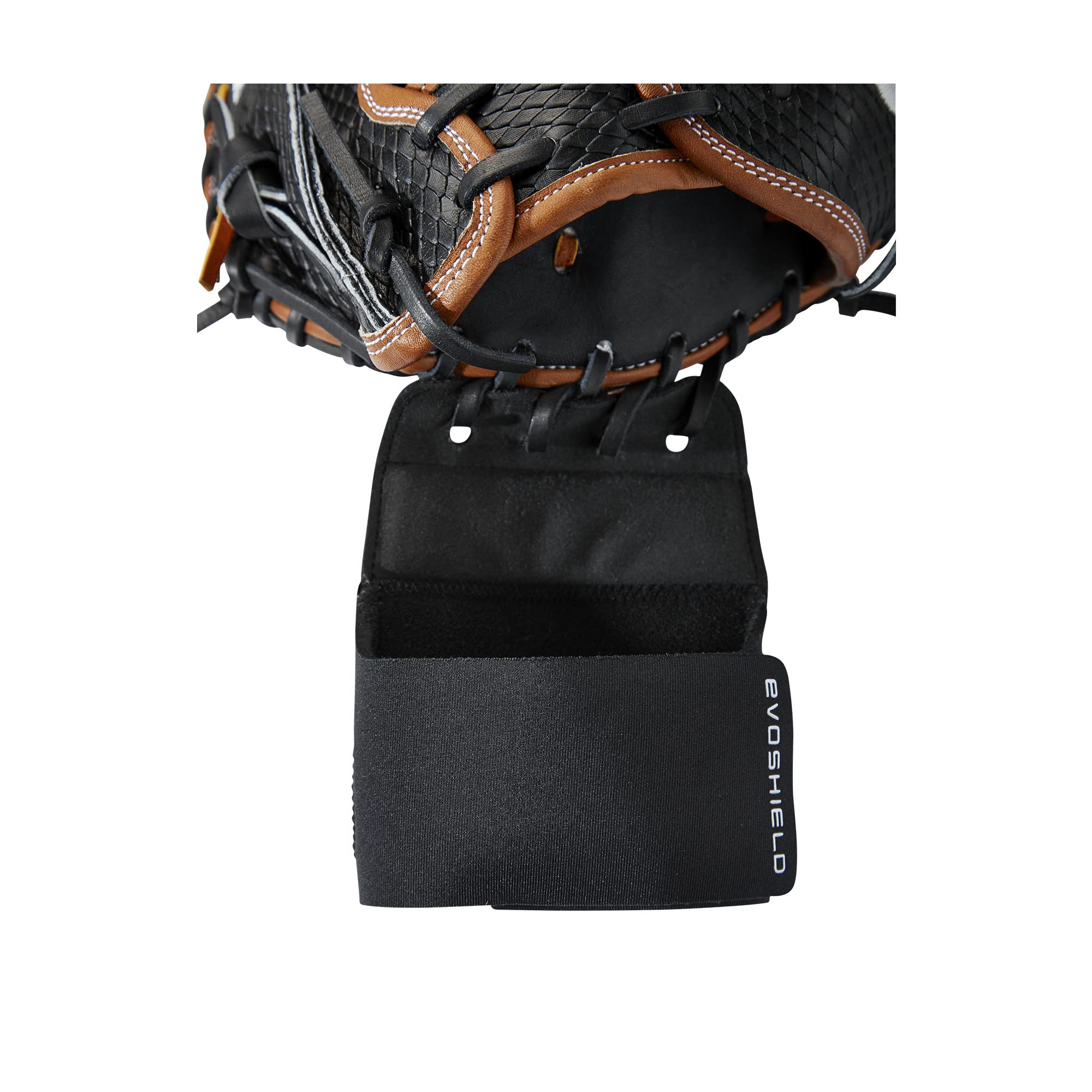 EvoShield Catcher's - Muñequera (Talla única), Color Negro