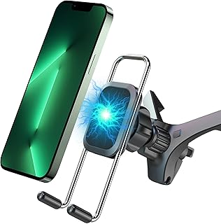 Balansphere Car Phone Holder Mount, Magnetic Cell Phone Holder Car, Universal Car Vent Phone Holder, iPhone Car Holder, Thick Case Friendly Cellphone Holder Car, iPhone Car Mount Phone Holder