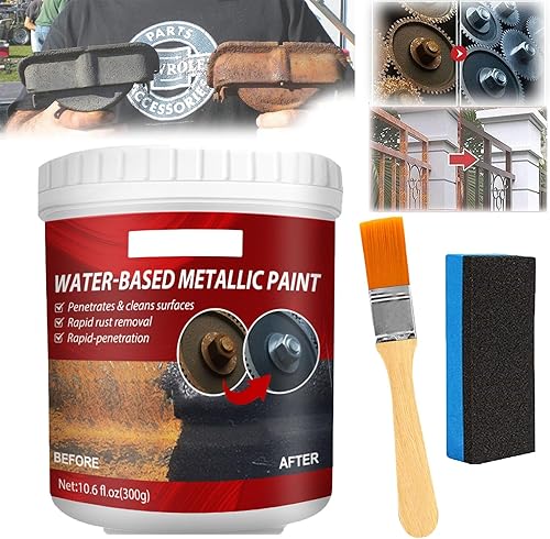 Convertidor de eliminación de óxido, pintura metálica, removedor de óxido de metal a base de agua, convertidor de removedor de óxido para metal,