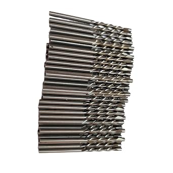 50Pcs 1/8 بوصة دليل نقطة قطع بت، أدوات قطع دريوال، قوي لدوامة المنشار وأدوات الطاقة دريوال راوتر بت قطع أدوات دريوال بت الحفر