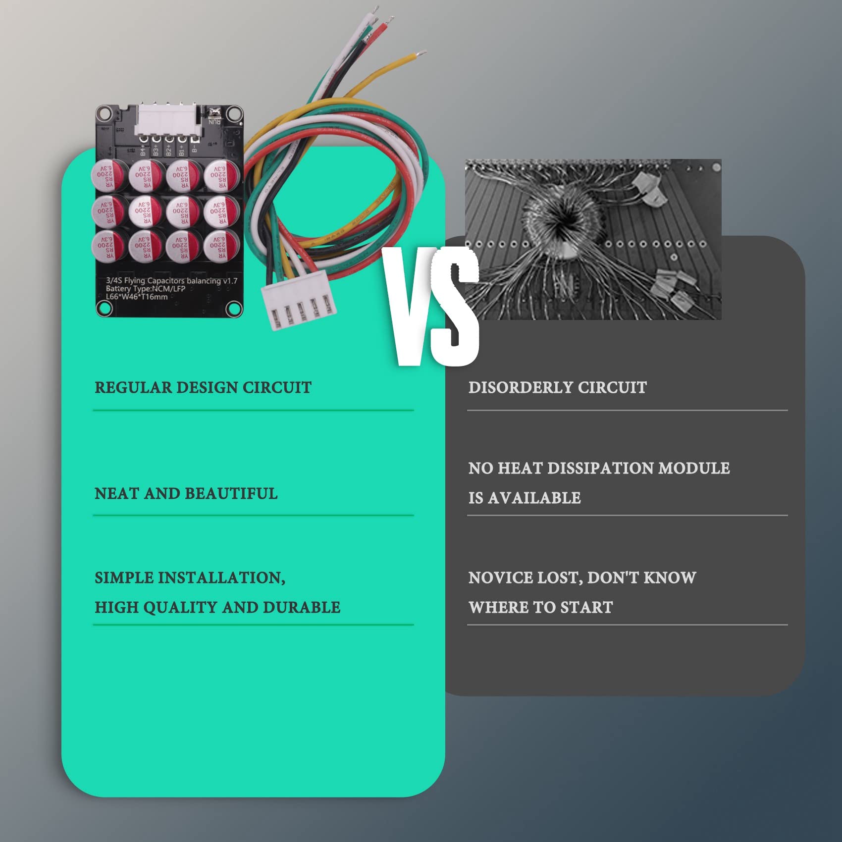 4S 5A Gruppen Balancer Aktive Platine Lithium Lipo Lifepo4 Batterie Equalizer üBertragung Kondensator