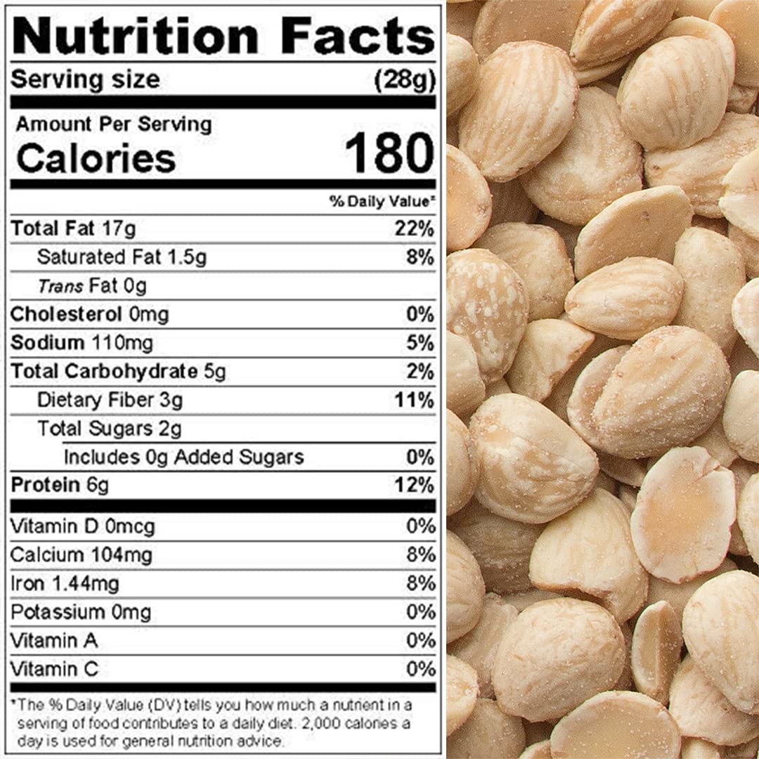 Presto Sales Almonds, Marcona Spanish Roasted Salted Whole 16 oz. | Queen of Almonds, Vegan, great for all ages | Moister, Softer, Rounder, Shorter, Sweeter | Resealable 1 lb. Bag