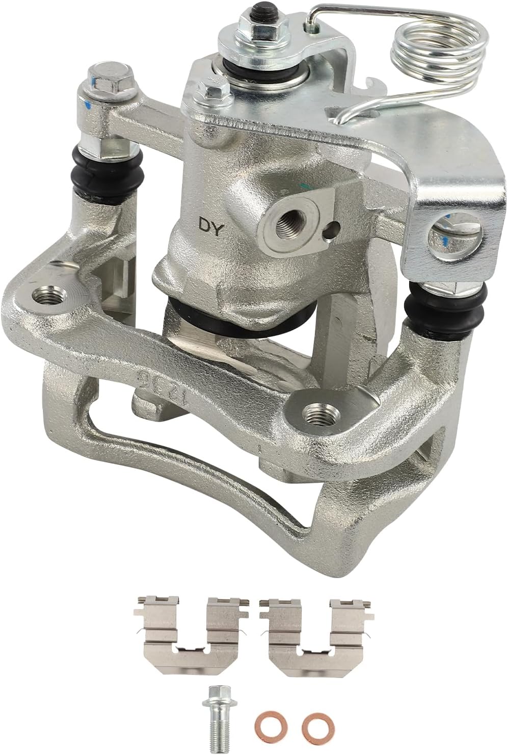 SCITOO 19B6793 Rear Left Disc Brake Caliper Assembly w/Bracket for Dodge for Attitude 2012-2014,for Hyundai for Accent 2012-2017