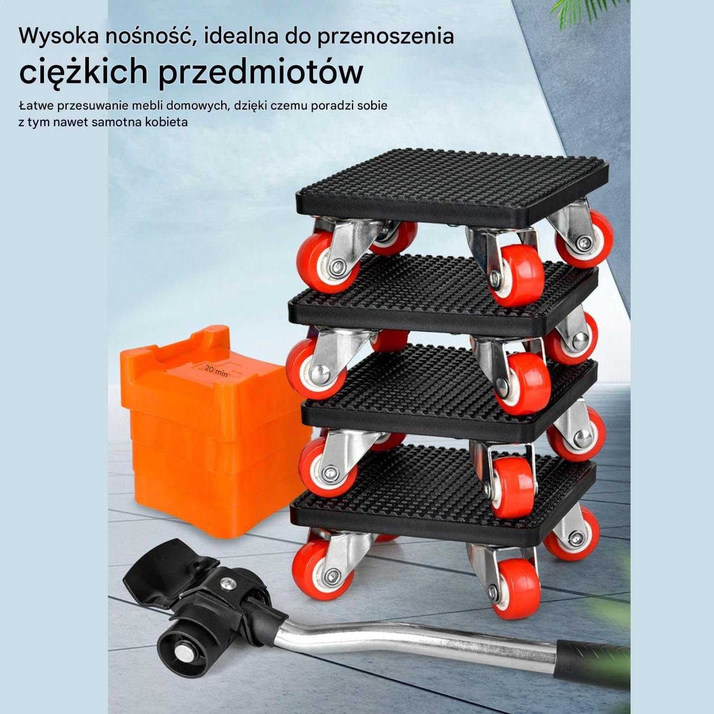 Podkładki Do Mebli Na Kółkach Wzmacniana Platforma Transportowa