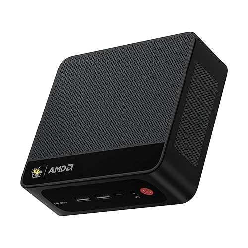 Beelink SER5 MAX Mini PC,AMD Ryzen7 7735HS(8C/16T,up to 4.75GHz),Mini Computer 24GB LPDDR5 RAM 500GB M.2 SSD Graphics 12core 2200MHz,Support 4K Triple Display/HDMI+DP+Type-C/Wifi6/BT5.4/2.5G LAN