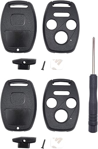 Paquete de 2 fundas Horande de repuesto para llavero Honda 2003-2014 Accord 2005-2006 CR-V Ridgeline 2006-2013 Civic 2009-2015 Pilot sin llave llave