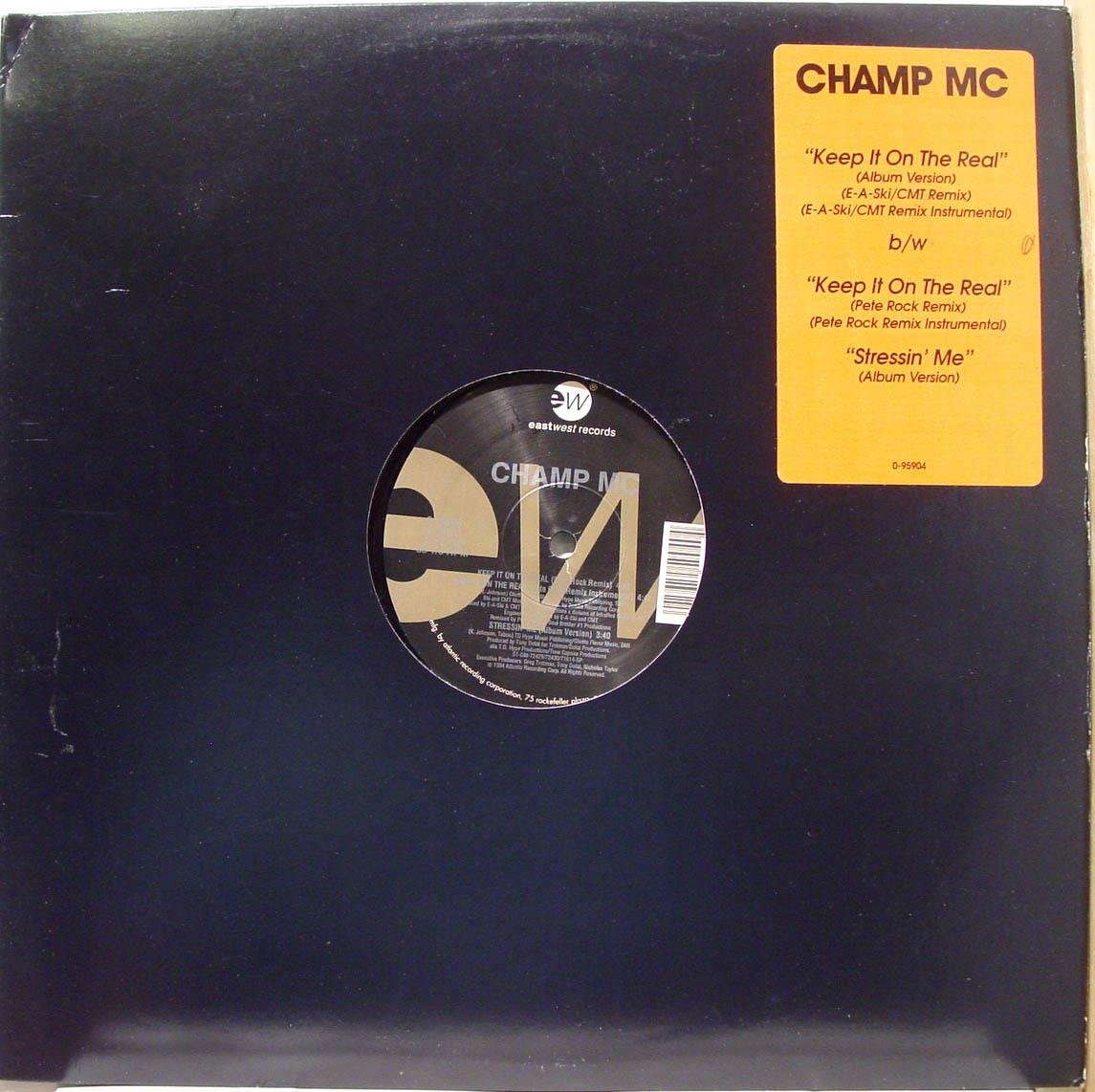 Amazon.com: CHAMP MC KEEP IT ON THE REAL vinyl record: CDs & Vinyl