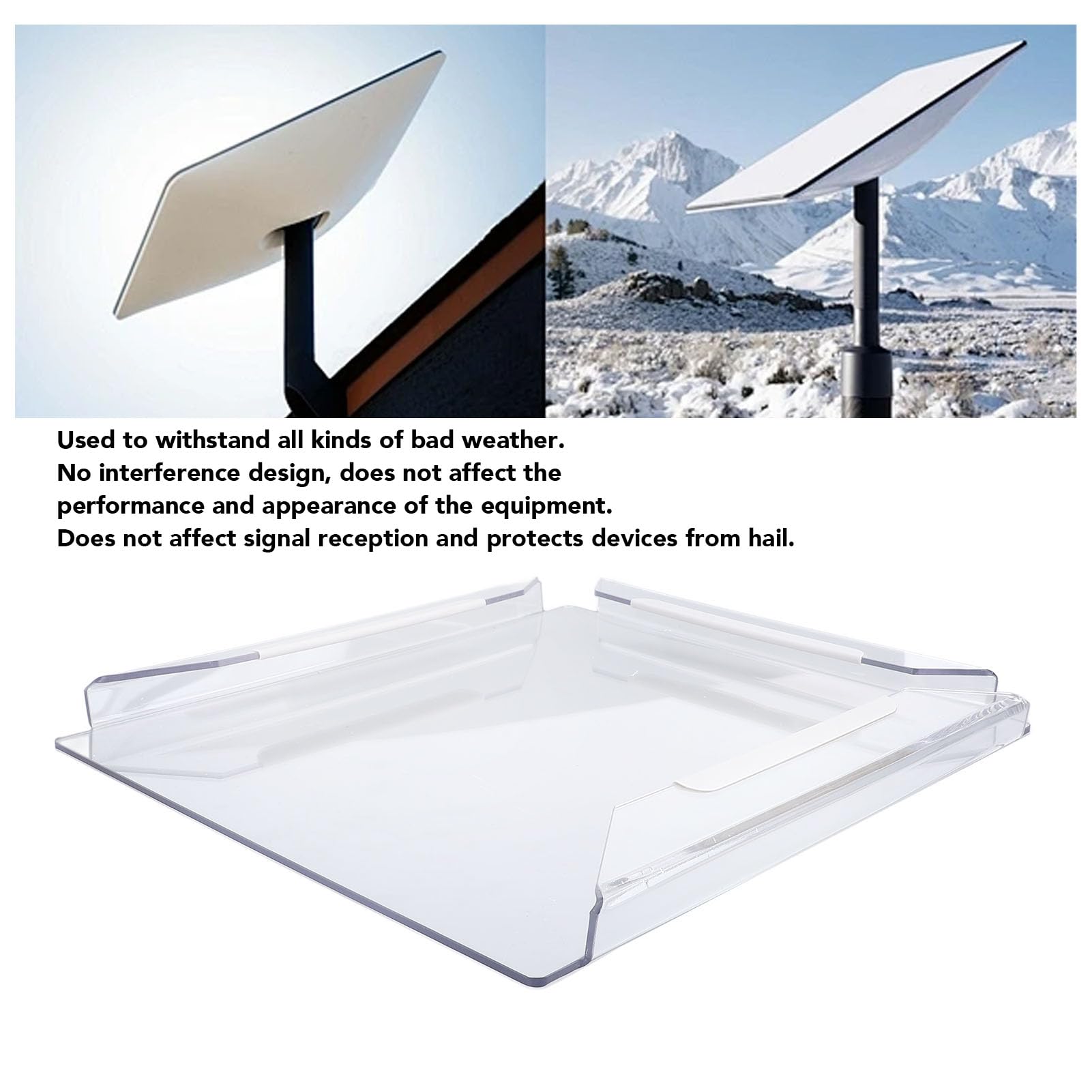 Soporte Protector contra Granizo para Cubierta Protectora de Satélite V4, Antienvejecimiento y Antiinterferencias, Proteja su del Granizo y los