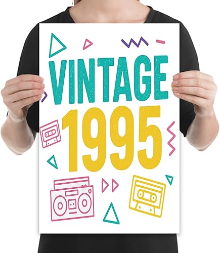 Miniatura 2 de Retro 90s Cassette Tape Design Poster - Gloss Paper Finish - Wall Art for Home Decor or Office