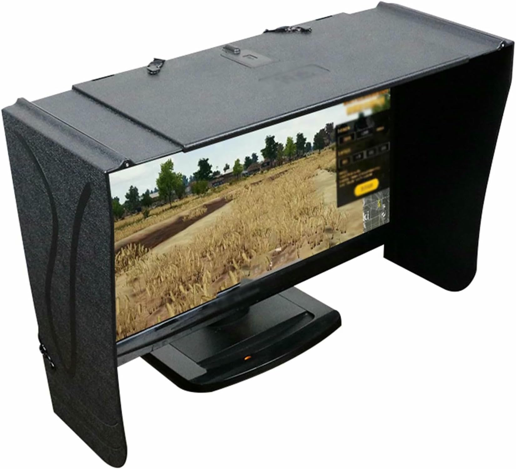 Capuchon de moniteur pour travailler près d'une fenêtre sans reflet