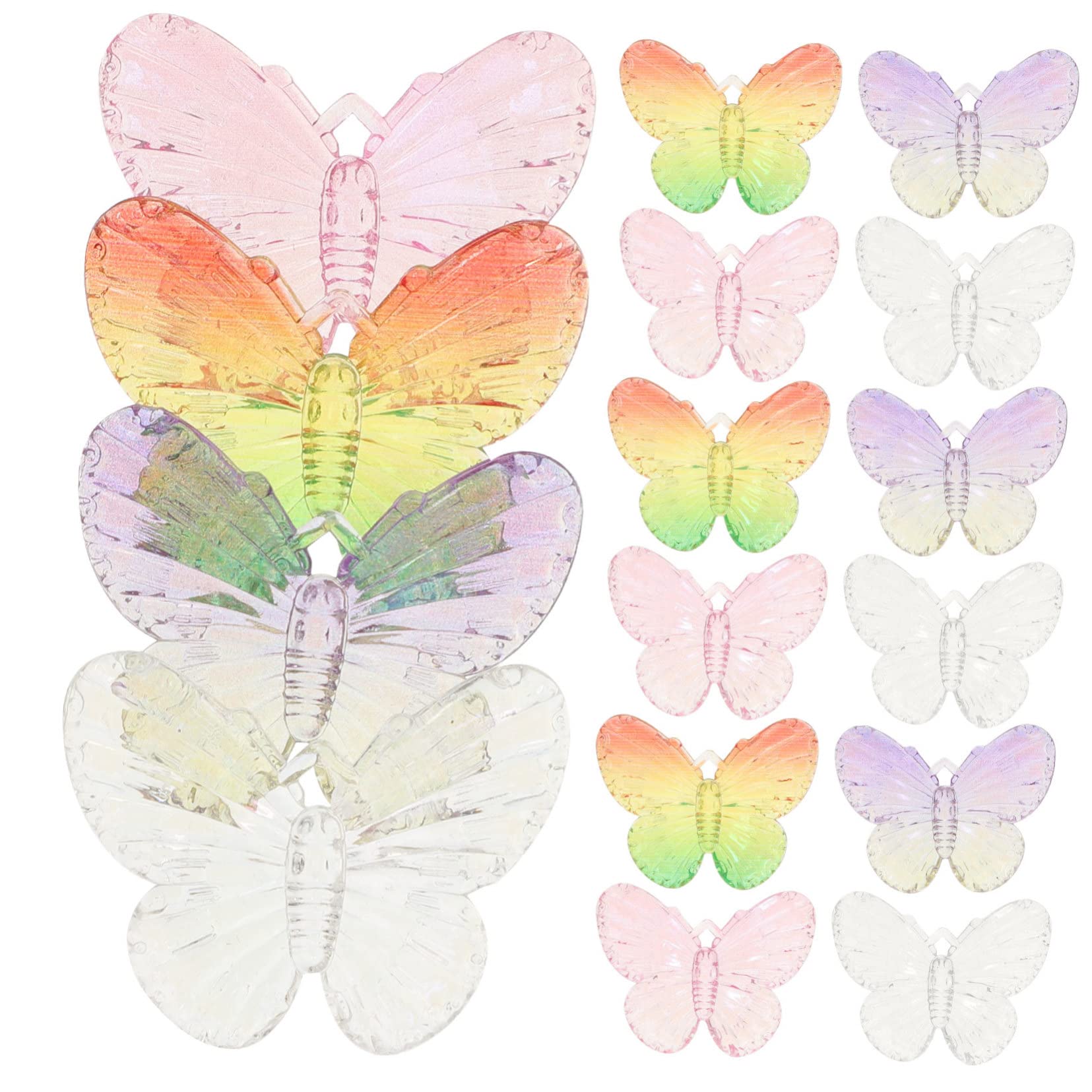 TEHAUX 150 Piezas Colgantes Decorativos Mariposas Colgantes De Joyería Colgante Exquisito Cuentas De Encanto Del Bolso Colgante De Exquisito Único De