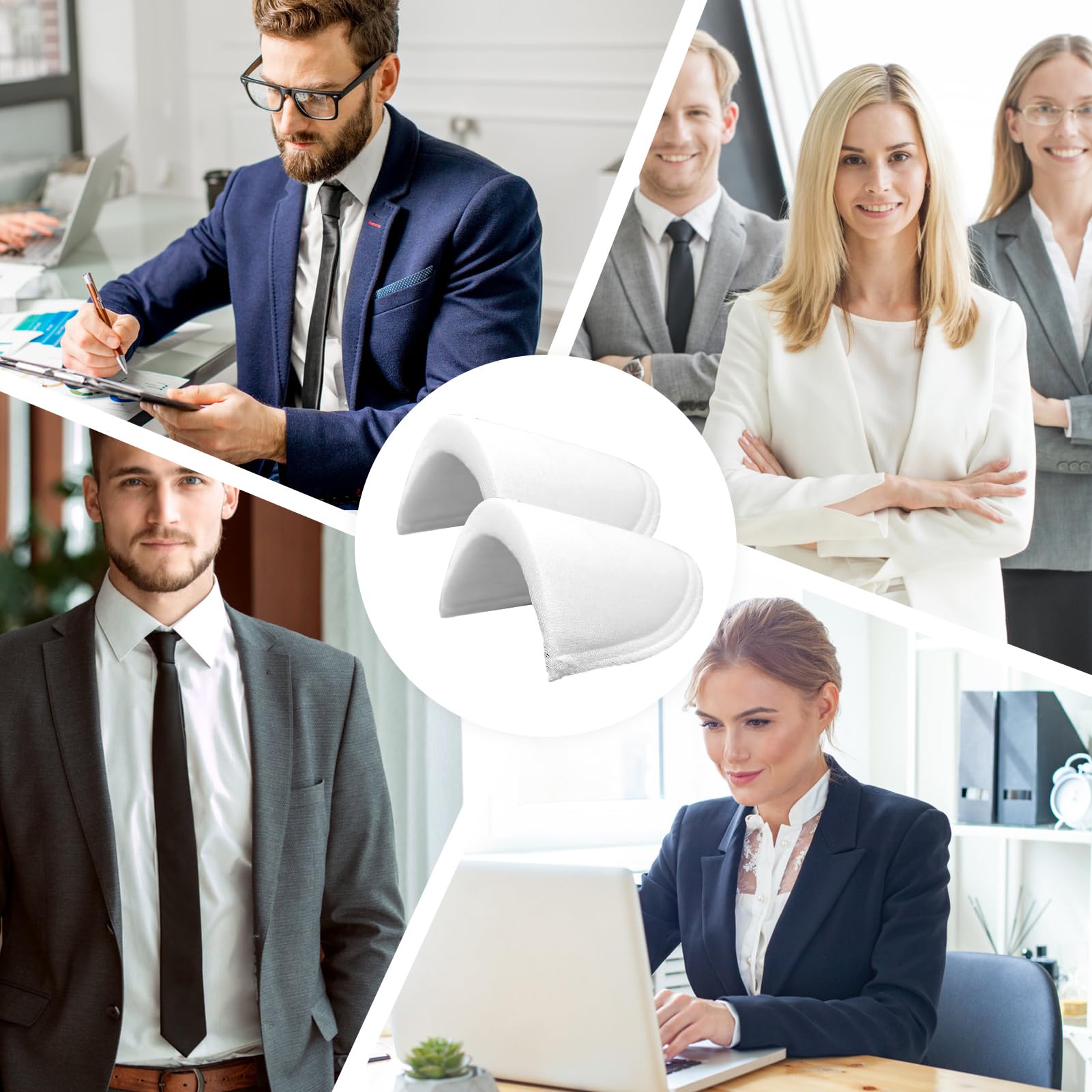 10 Paia Spalline Imbottite In Spugna - Per Giacca, Cappotto E Abiti