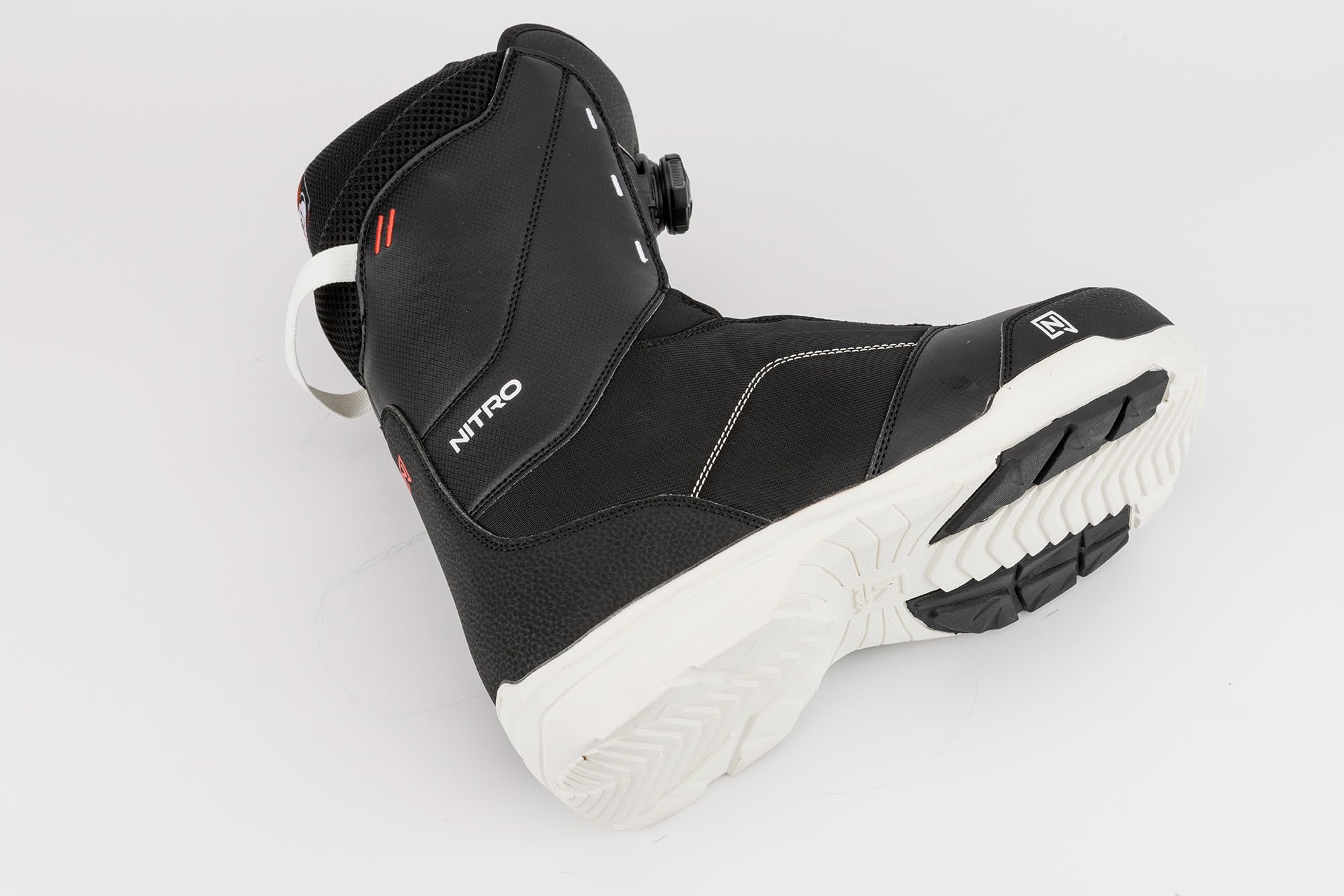 Nitro Tangent Boa Bottes de Snowboard pour Hommes, Noir, 31.5