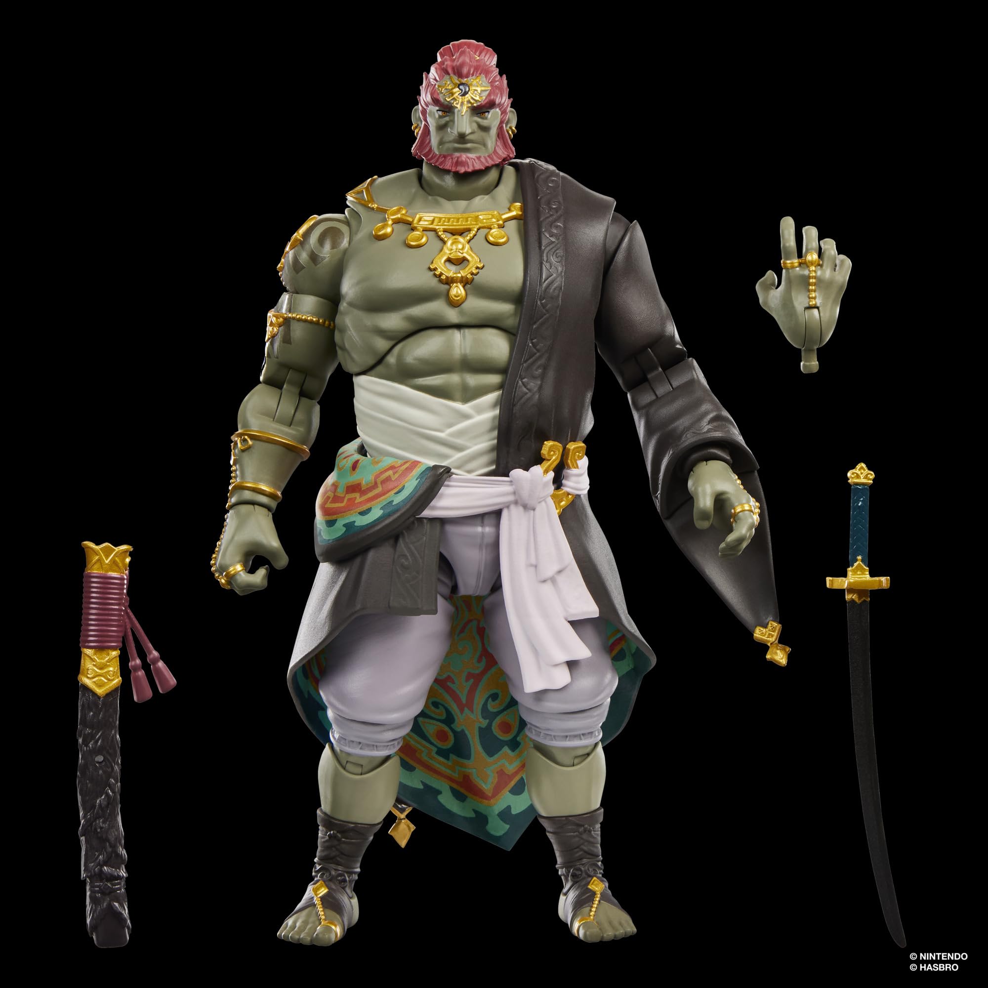 The Legend Of Zelda: Heroes of Hyrule Ganondorf, Tears of the Kingdom, action figure da collezione deluxe da 15 cm