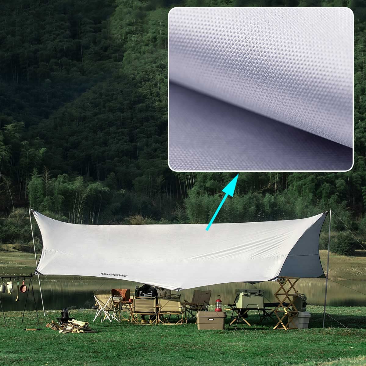 Amazon | Naturehike アウトドア キャンプ 防災テント 軽量 収納袋付き