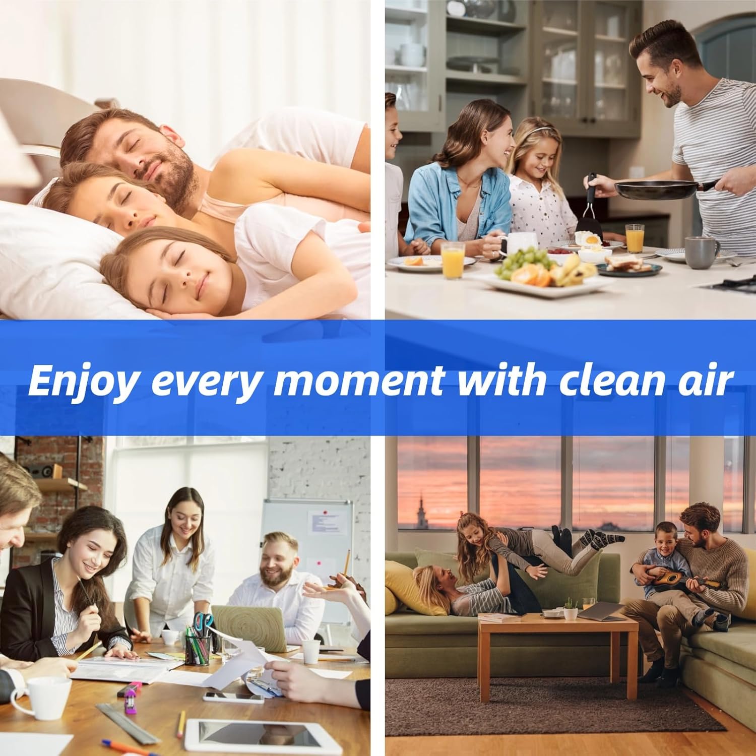 2 Pack Ubolrattana Classic 400 Series HEPA Filter Replacement Suitable for Blueair 400 Series Air Purifier Moldels 450E、410、402、403、405、410B