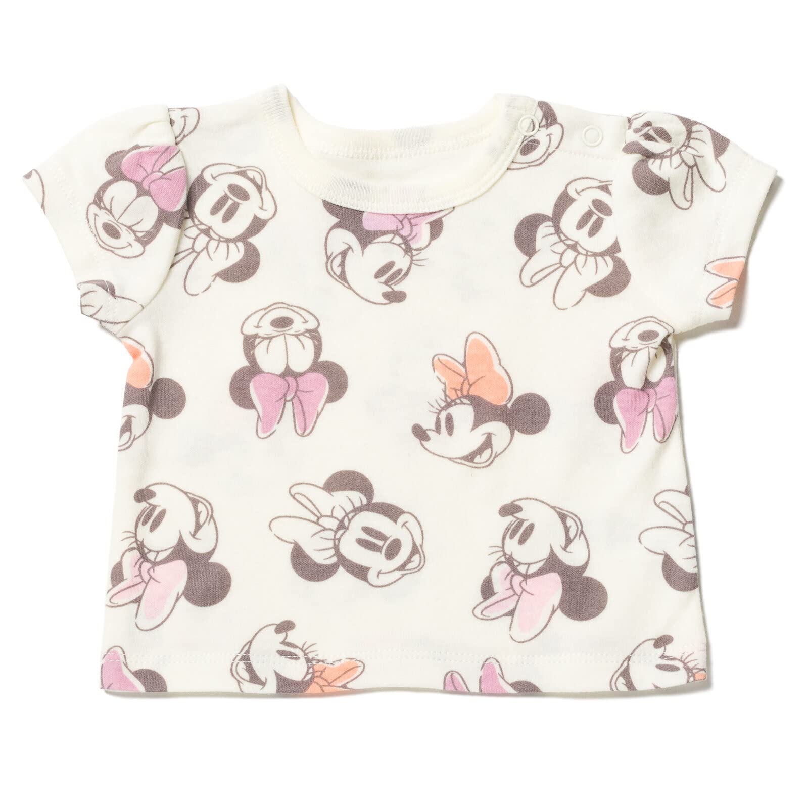 Disney Minnie Mouse Ariel Kurzer Overall für Babys, Mädchen, Frottee, T-Shirt und Mütze, 3-teilig