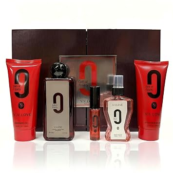 AFLUXE Womens Perfume Set Estellar 5PCS, Eau de Parfum Fragrance Collection for Women, Long Lasting Perfume Gift Set with Natural Spray Gift Box-O oath Of Fidelity 5pcs