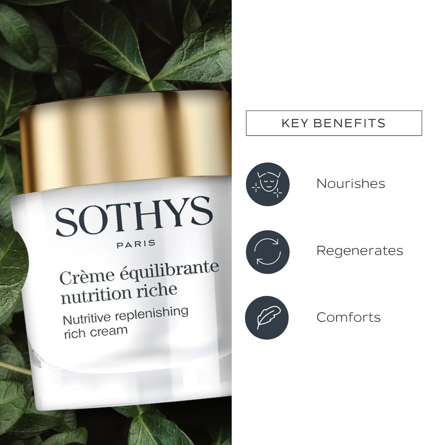 SOTHYS Rich Nutritive Replenishing Cream | Face Moisturizer for Dryness, Strengthens the Skin Barrier with Organic Nutrients | Ideal for Dry Skin - Image 5