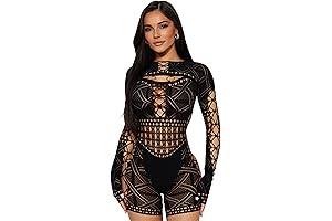 Anahi Bodysuit: Sheer Elegance that Enchants