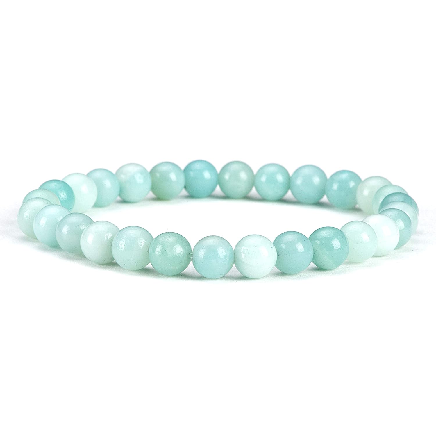 Cherry Tree Collection - Small, Medium, Large Sizes - Gemstone Beaded Bracelets For Women and Men - 6mm Round Beads