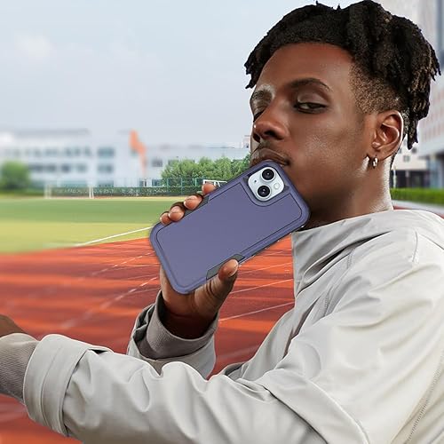 Miniatura 7 de Grado militar Funda compatible con iPhone 15, probada en caídas de 15 pies, funda protectora, azul, delgada y resistente, apta para bolsillos