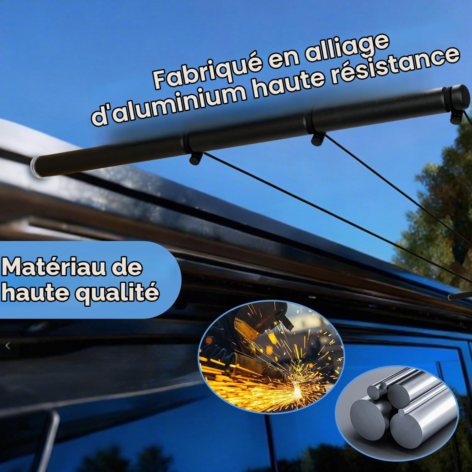 TOPOWN Corde à linge de camping pour VW California, corde à linge de camping pour California T6 T6.1 (Ocean/Coast/Beach), corde à linge de camping pour VW California T5 T6 T6.1, accessoire pour VW T5