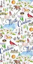 Boston International Rosanne Beck State Collection IHR 3-Ply Guest Towel Buffet Paper Napkins, 16-Count, North Carolina (BF934800)