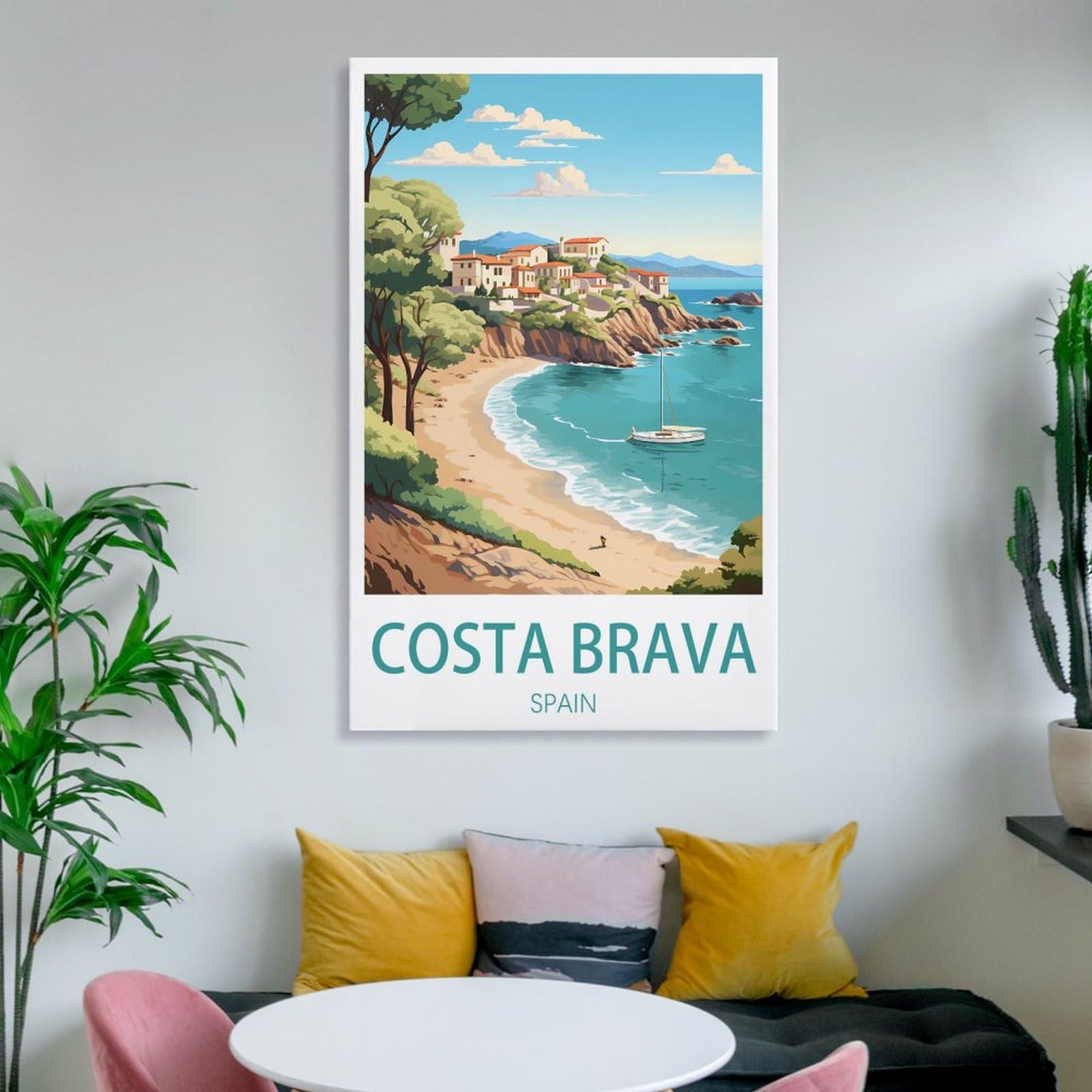 Poster Déco Menorca – Impression Sur Toile 40x60 Cm – Style Vintage – Décoration Murale Salon Chambre - 7