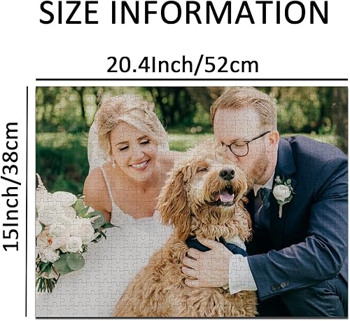 Miniatura 2 de Rompecabezas personalizados de fotos, rompecabezas de madera personalizados para adultos y niños, personaliza tu propio rompecabezas de fotos