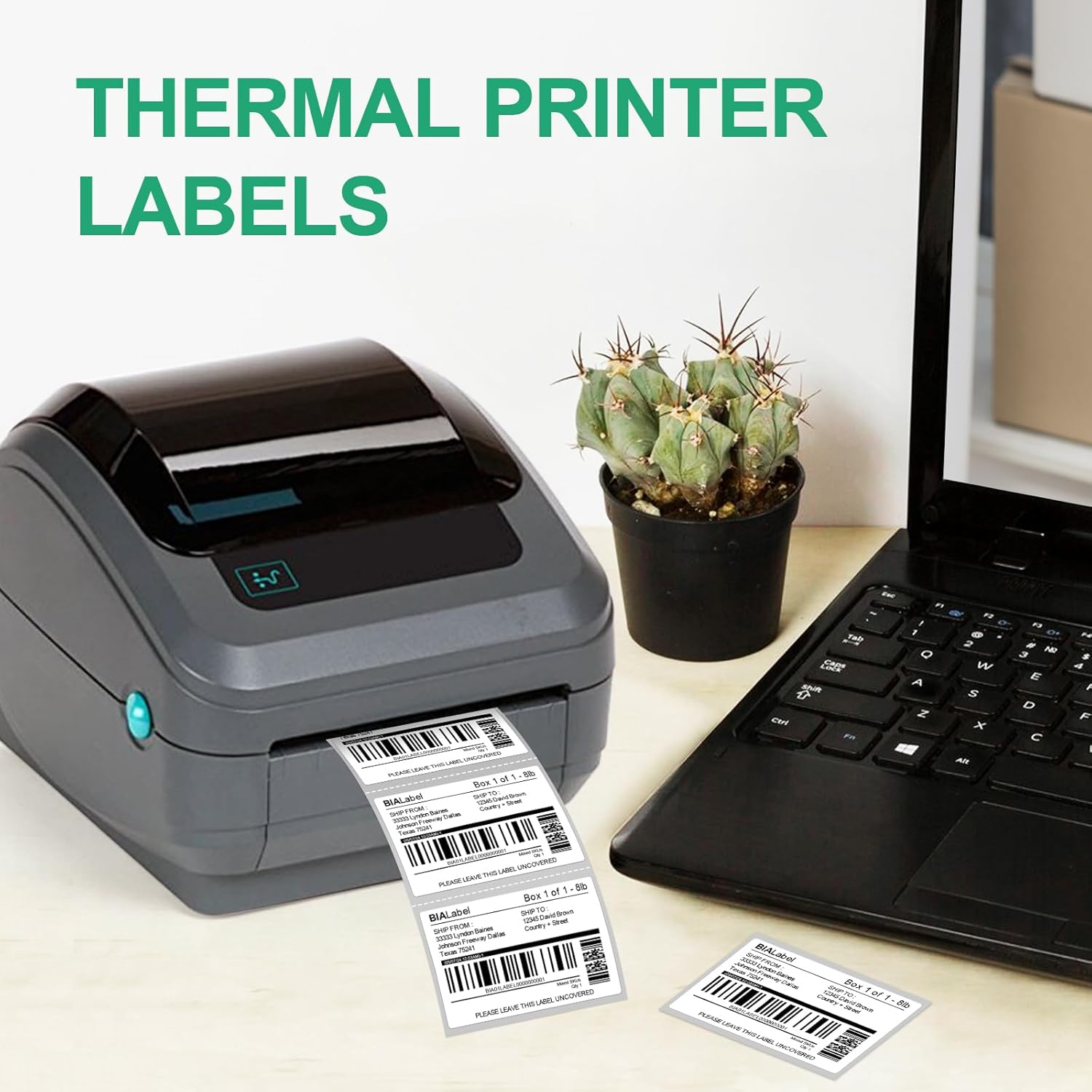 12 Rolls 3" X 2" Barcode Labels, 700/Roll - Direct Thermal Labels Compatible with Zebra & Rollo Printers - Image 3