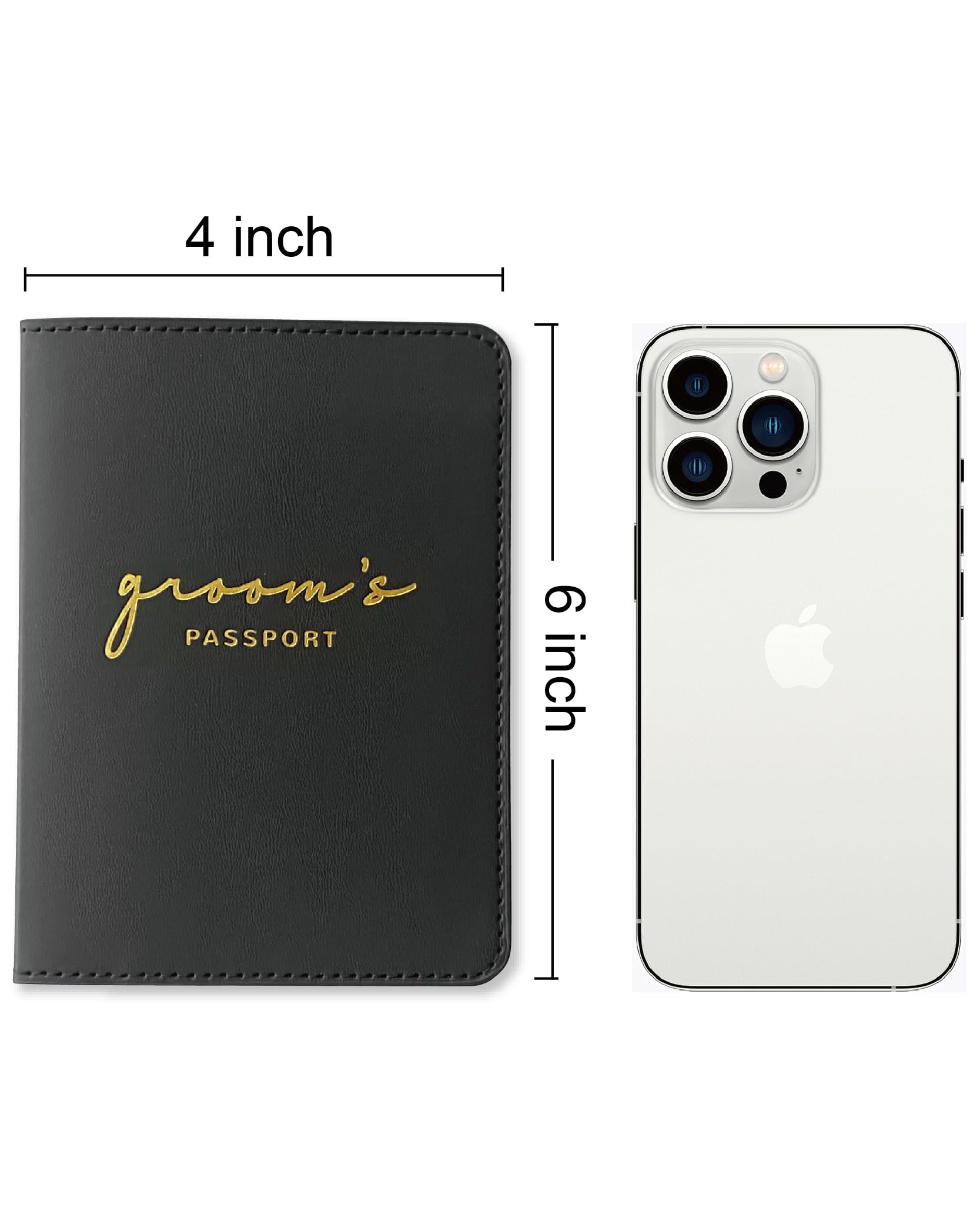 Funda para Pasaporte para Esposo y Esposa, Regalos de Boda para Parejas, Soporte para Pasaporte para Viajes, artículos Esenciales de Viaje de Luna de Miel
