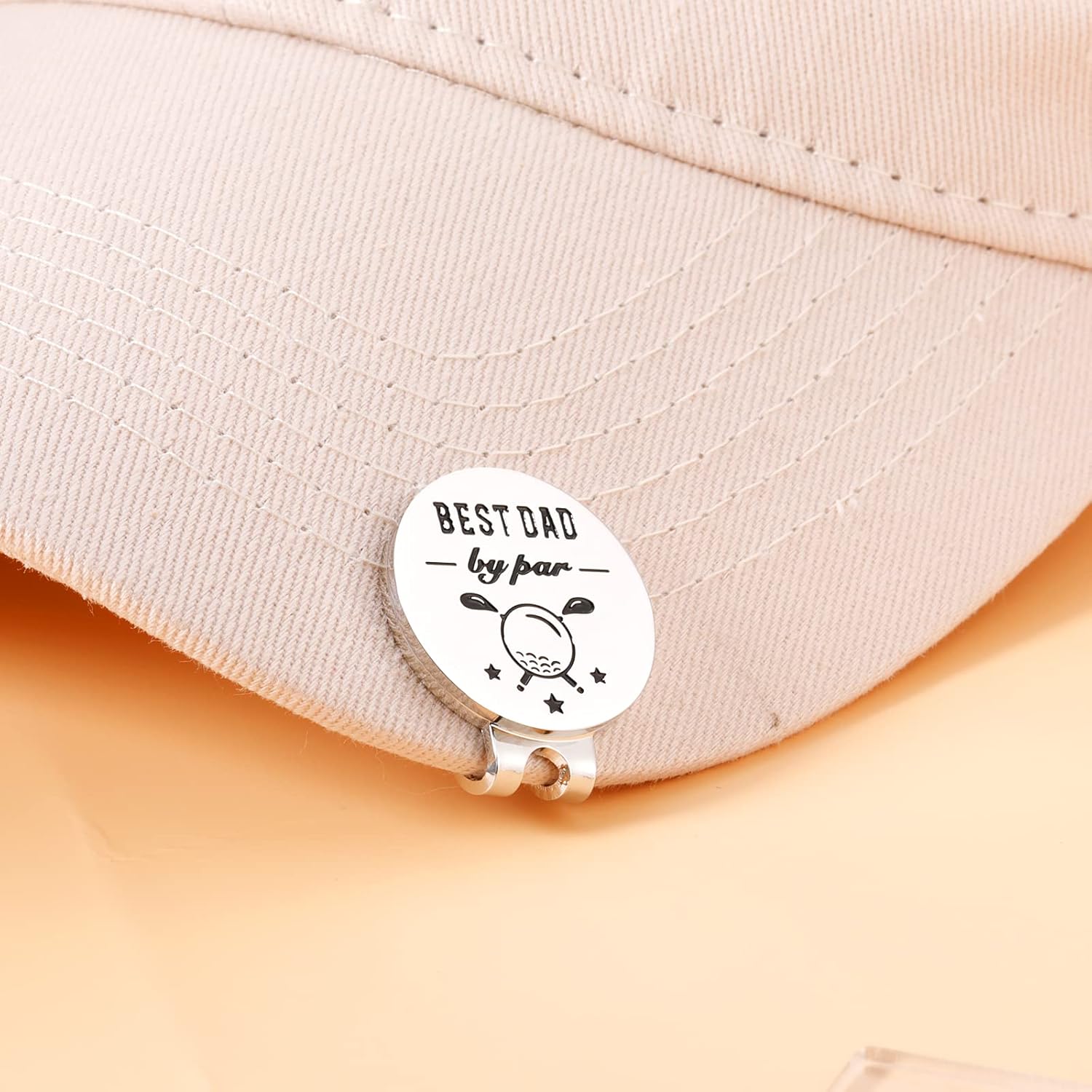 review Golf Ball Marker for Fathers Day, Best Dad by Par Gifts from Daughter Son, Golfer Golf Lover Birthday Christmas Gift for Dad Daddy Grandpa, Father Husband Gifts from Daughter Wife, Magnetic Hat Clip