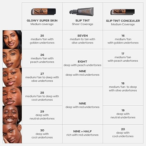 Miniatura 6 de Saie Slip Tint SPF 35 Crema hidratante teñida - Shade Eight (1.35 oz)