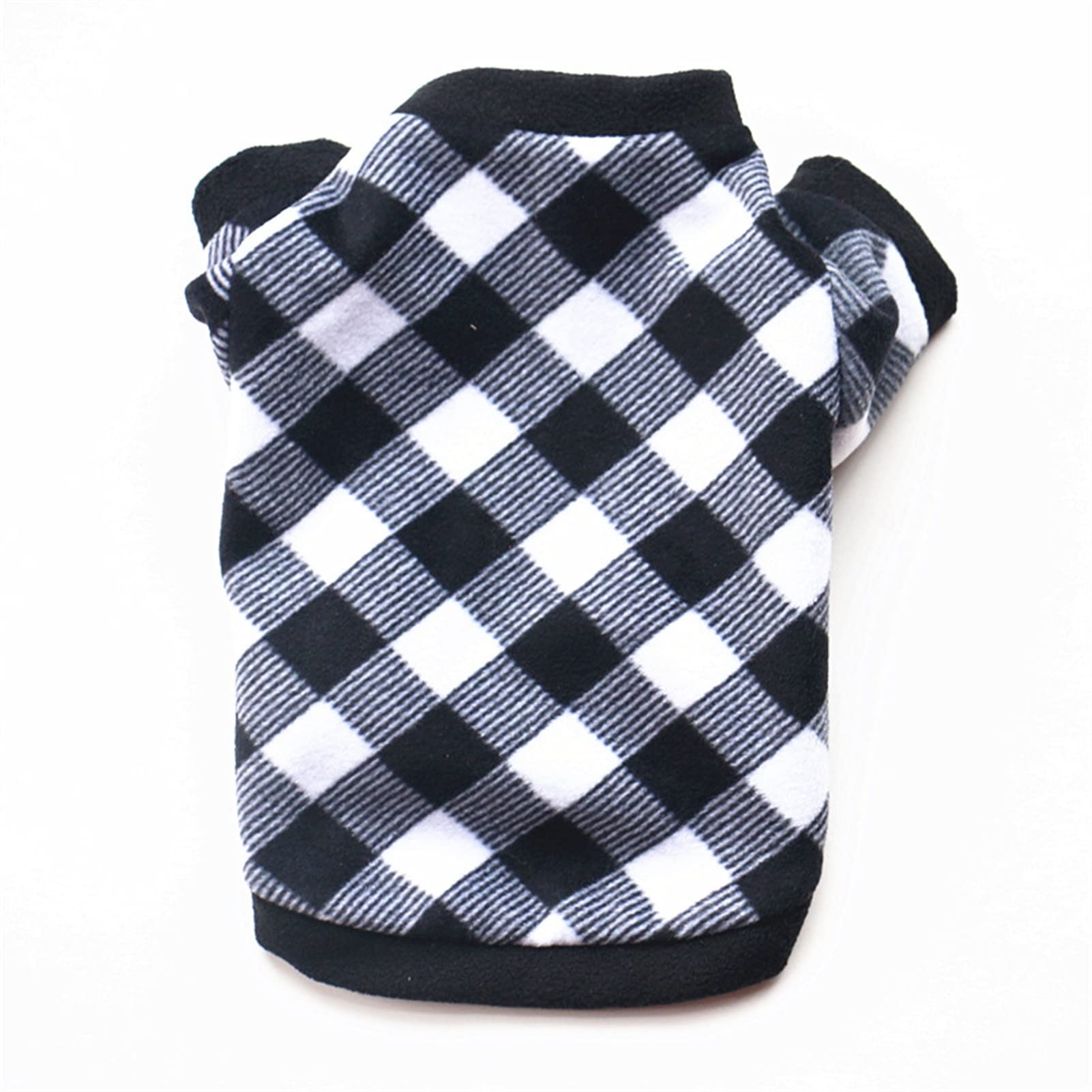 Manteau chaud en polaire pour chien avec motif crâne original et isolant thermique