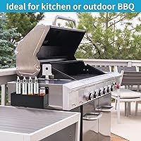 Vista 7 de Soporte magnético para latas de aerosol, caja de herramientas magnética, soporte para botellas, caja de herramientas para garaje y hogar, espacio