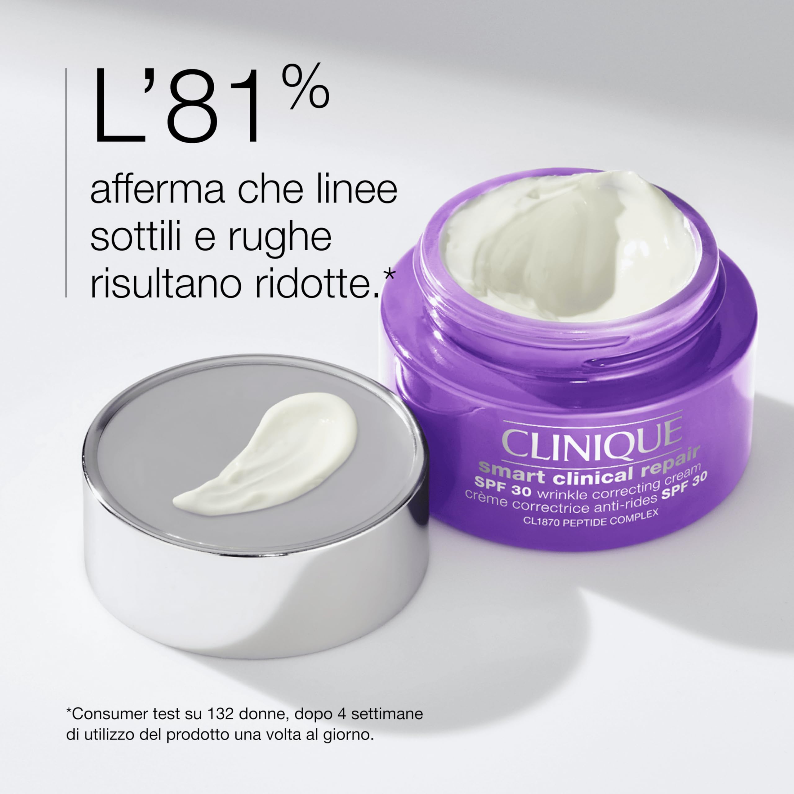 Clinique Smart Clinical Repair SPF 30 Wrinkle Correcting Cream | Crema Idratante anti-Age, 50 ml
